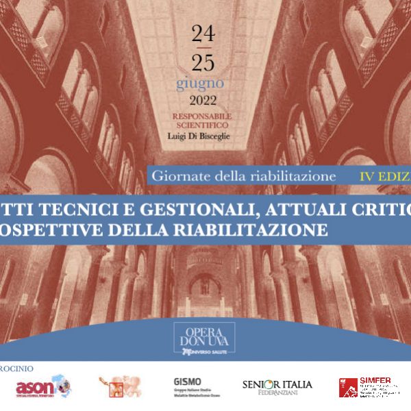 Convegno | Aspetti tecnici gestionali, attuali criticità e prospettive della riabilitazione