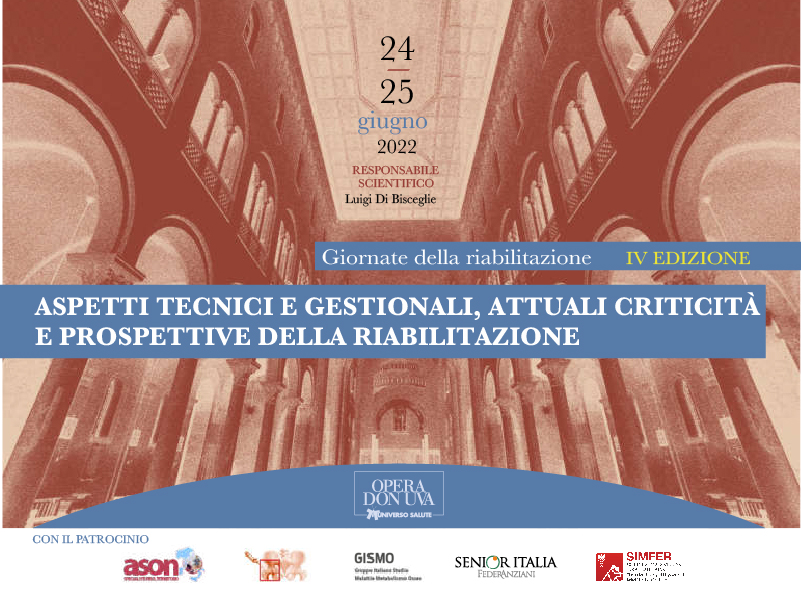 Convegno | Aspetti tecnici gestionali, attuali criticità e prospettive della riabilitazione