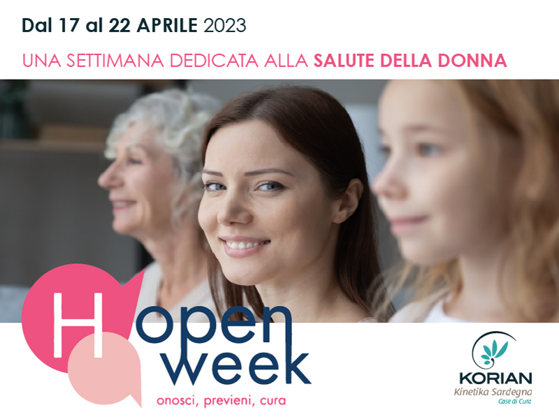 Kinetika Sardegna | H-Open Week sulla Salute della Donna